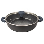 Сотейник Master House Шеф Андреа d24 см литой алюминий с антипригарным покрытием с крышкой (75346) Сотейник Master House Шеф Андреа d24 см литой алюминий с антипригарным покрытием с крышкой (75346)