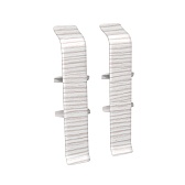 Соединитель Идеал Деконика 70 мм ясень бьянко Г-профиль (2 шт.) Соединитель Идеал Деконика 70 мм ясень бьянко Г-профиль (2 шт.)