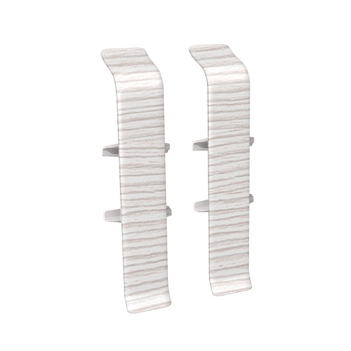 Соединитель Идеал Деконика 70 мм ясень бьянко Г-профиль (2 шт.)