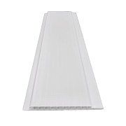 Панель ПВХ 100х3000х8 мм Stella Standart вагонка ламинированная белая 0,3 кв.м Панель ПВХ 100х3000х8 мм Stella Standart вагонка ламинированная белая 0,3 кв.м