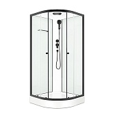Душевая кабина Domani-Spa Delight Slim 90х90х218 см стекло прозрачное 4 мм с низким поддоном полукруг Душевая кабина Domani-Spa Delight Slim 90х90х218 см стекло прозрачное 4 мм с низким поддоном полукруг