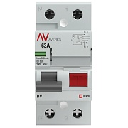 УЗО EKF Averes DV 63А 1P+N тип AC 100 мА 10 кА (rccb-2-63-100-s-av)