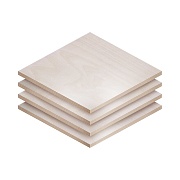 Фанера ФК 6х1525х1525 мм сорт 2/4 шлифованная