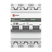 Автоматический выключатель модульный EKF PROxima ВА 47-63 3Р 50А тип C 4,5 кА 400 В (mcb4763-3-50C-pro) Автоматический выключатель модульный EKF PROxima ВА 47-63 3Р 50А тип C 4,5 кА 400 В (mcb4763-3-50C-pro)