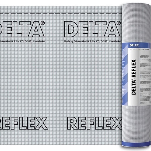 Пароизоляция теплоотражающая Delta Reflex 180 г/м2 75 кв.м