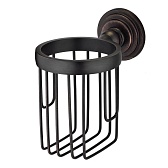 Держатель для освежителя WasserKraft Isar на шуруп металл темная бронза (K-7345)