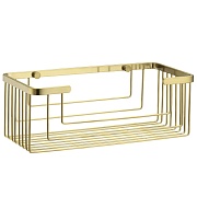 Полка для ванной WasserKraft Elbe K-7200 275х10х133 мм металл золото (K-711BG) Полка для ванной WasserKraft Elbe K-7200 275х10х133 мм металл золото (K-711BG)