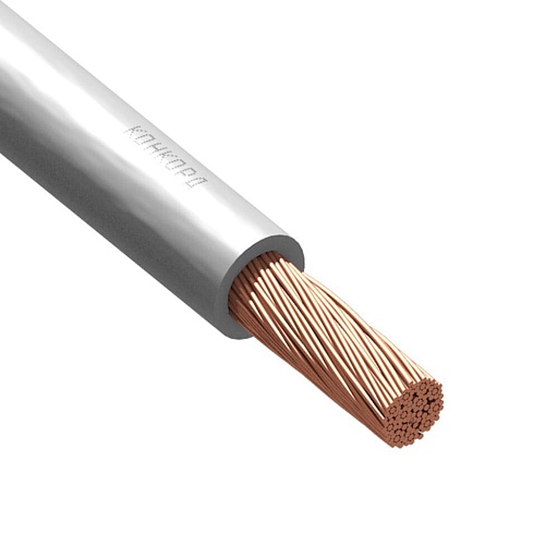 Провод Конкорд ПуГВнг(А)-LS 1х10 белый (100 м) Провод Конкорд ПуГВнг(А)-LS 1х10 белый (100 м)