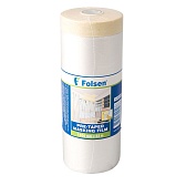 Пленка защитная Folsen с клейким краем 9 мкм 1,8х33 м (59,4 кв.м) Пленка защитная Folsen с клейким краем 9 мкм 1,8х33 м (59,4 кв.м)