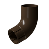 Docke STAL PREMIUM Колено 72° D90 (Каштан 8017)