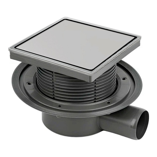 Трап душевой горизонтальный Bettoserb Superior 2In1 с комбинированным затвором 150х150 мм d50 мм (13702556B)  Трап душевой горизонтальный Bettoserb Superior 2In1 с комбинированным затвором 150х150 мм d50 мм (13702556B)