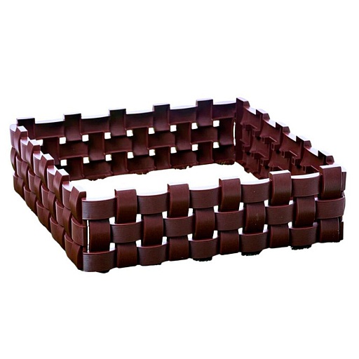 Забор декоративный Standartpark Плетенка 0,18х0,6 м 1,2 кг сборный коричневый