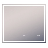 Зеркало VIGO Geometry Luxe 800х700 мм с подсветкой с сенсорным включением с часами с антизапотеванием Зеркало VIGO Geometry Luxe 800х700 мм с подсветкой с сенсорным включением с часами с антизапотеванием