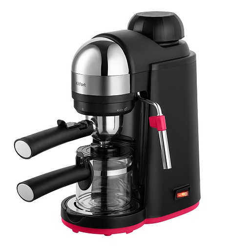 Кофеварка рожковая Kitfort КТ-7444 черная