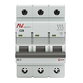 Автоматический выключатель модульный EKF Averes AV-6 3Р 25А тип C 6 кА 400 В (mcb6-3-25C-av) Автоматический выключатель модульный EKF Averes AV-6 3Р 25А тип C 6 кА 400 В (mcb6-3-25C-av)