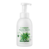 Мыло-пенка Synergetic для рук и тела свежесть алоэ 500 мл Мыло-пенка Synergetic для рук и тела свежесть алоэ 500 мл