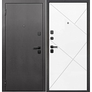 Дверь входная Ferroni Гарда 7СМ левая антик серебро - эмалит белый 960х2050 мм