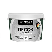 Декоративное покрытие Bayramix Easy Wall Матовый песок белая 2,5 кг