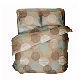 Комплект постельного белья 2-спальный бязь Самойловский текстиль Капучино мультиколор с простыней 180х220 см