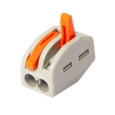 Клемма на 2 провода Electrovolt 222-412 0,08-(2,5)4 кв. мм с рычажками без пасты (50 шт.) Клемма на 2 провода Electrovolt 222-412 0,08-(2,5)4 кв. мм с рычажками без пасты (50 шт.)
