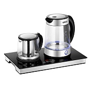 Чайный набор электрический Kitfort КТ-6741 1,7 л черный