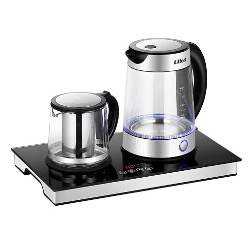 Чайный набор электрический Kitfort КТ-6741 1,7 л черный