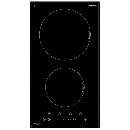 Варочная панель индукционная Krona Forte 30 2 конфорки черная Варочная панель индукционная Krona Forte 30 2 конфорки черная