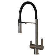 Смеситель для кухни Mixline MLSS-0401 сатин с высоким изливом с подключением к фильтру однорычажный (556013) Смеситель для кухни Mixline MLSS-0401 сатин с высоким изливом с подключением к фильтру однорычажный (556013)