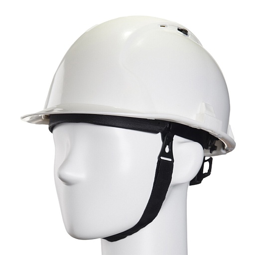 Каска защитная Исток Про 2П белая с храповиком (20038)