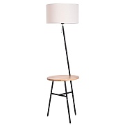 Торшер Arte Lamp E27 60 Вт белый IP20 (A9202PN-1BK)