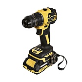 Дрель-шуруповерт аккумуляторная бесщеточная Hanskonner HCD2065C 18 В 2 Ач Li-Ion 2 АКБ и ЗУ Дрель-шуруповерт аккумуляторная бесщеточная Hanskonner HCD2065C 18 В 2 Ач Li-Ion 2 АКБ и ЗУ