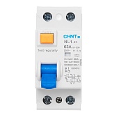 УЗО Chint NL1-63 63А 1P+N тип AC 300 мА 6 кА (200220)