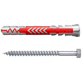 Дюбель универсальный Fischer DuoPower 10x80 мм нейлон с шурупом (10 шт.) Дюбель универсальный Fischer DuoPower 10x80 мм нейлон с шурупом (10 шт.)