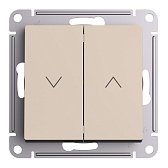 Кнопка управления жалюзи Systeme Electric AtlasDesign встраиваемая песочная (ATN001219) Кнопка управления жалюзи Systeme Electric AtlasDesign встраиваемая песочная (ATN001219)