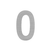 Цифра самоклеящаяся 0 Fuaro SS304 50х30 мм сатинированный хром Цифра самоклеящаяся 0 Fuaro SS304 50х30 мм сатинированный хром
