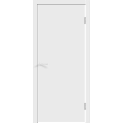 Дверь межкомнатная Smart 945х2050 мм эмаль белая глухая с притвором