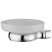 Мыльница для ванной WasserKraft Berkel K-6800 с держателем стекло/металл хром (K-6829) Мыльница для ванной WasserKraft Berkel K-6800 с держателем стекло/металл хром (K-6829)