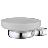 Мыльница для ванной WasserKraft Berkel K-6800 с держателем стекло/металл хром (K-6829) Мыльница для ванной WasserKraft Berkel K-6800 с держателем стекло/металл хром (K-6829)