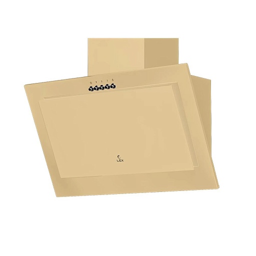 Кухонная вытяжка наклонная Lex Mio 600 Ivory 60 см бежевая Кухонная вытяжка наклонная Lex Mio 600 Ivory 60 см бежевая