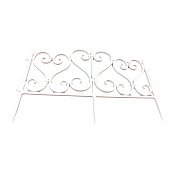 Забор декоративный Standartpark Ажурный 0,23х0,5 м 0,83 кг сборный белый