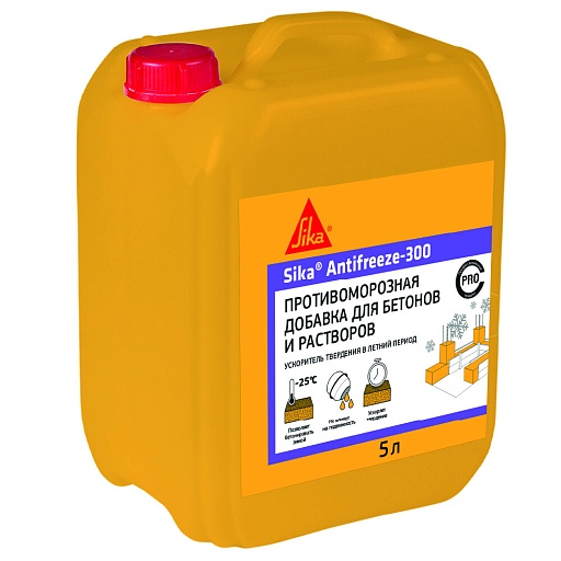 Добавка противоморозная для бетона Sika Antifreeze-300 5 л Добавка противоморозная для бетона Sika Antifreeze-300 5 л
