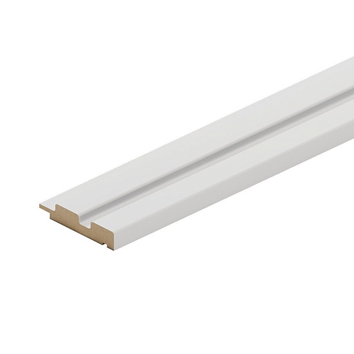 Профиль финишный для панелей 77х16х2700 мм белая Профиль финишный для панелей 77х16х2700 мм белая