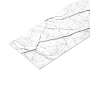 Панель стеновая пластик для кухни 3000х600х1,5 мм каррарский мрамор