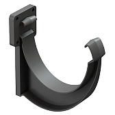 Кронштейн желоба Docke Lux пластиковый d140 мм графитовый серый RAL 7024 Кронштейн желоба Docke Lux пластиковый d140 мм графитовый серый RAL 7024