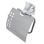 Держатель для туалетной бумаги WasserKraft Wern с крышкой металл/пластик хром (K-2525)