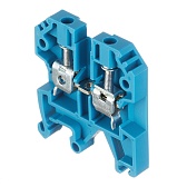 Колодка клеммная винтовая Navigator 4 кв.мм синяя (10 шт.) (612164)