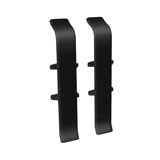 Соединитель Идеал Деконика 85 мм черный Г-профиль (2 шт.) Соединитель Идеал Деконика 85 мм черный Г-профиль (2 шт.)