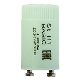 Стартер для люминесцентных ламп 2Р Osram ST 111 BASIC 4-65 Вт 220 В (4008321364876) Стартер для люминесцентных ламп 2Р Osram ST 111 BASIC 4-65 Вт 220 В (4008321364876)