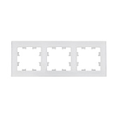 Рамка Systeme Electric AtlasDesign Nature трехместная белая (ATN360103) Рамка Systeme Electric AtlasDesign Nature трехместная белая (ATN360103)