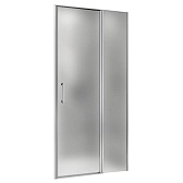 Душевая дверь Abber стекло матовое 120х195 см профиль хром 6 мм распашная (AG04120MS)